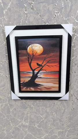 Wall Mounted Frame        Moonlit Solitude