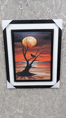 Wall Mounted Frame        Moonlit Solitude