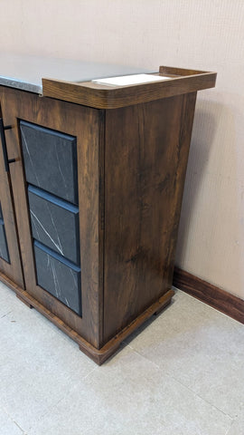 Divinecrafts New 3 Door Iron Table