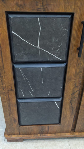 Divinecrafts New 3 Door Iron Table