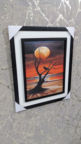 Wall Mounted Frame        Moonlit Solitude